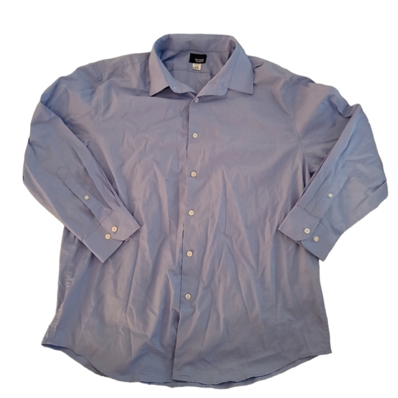 Basic Editions Classic Fit men's button-up long sleeve shirt size XL - Picture 1 of 6